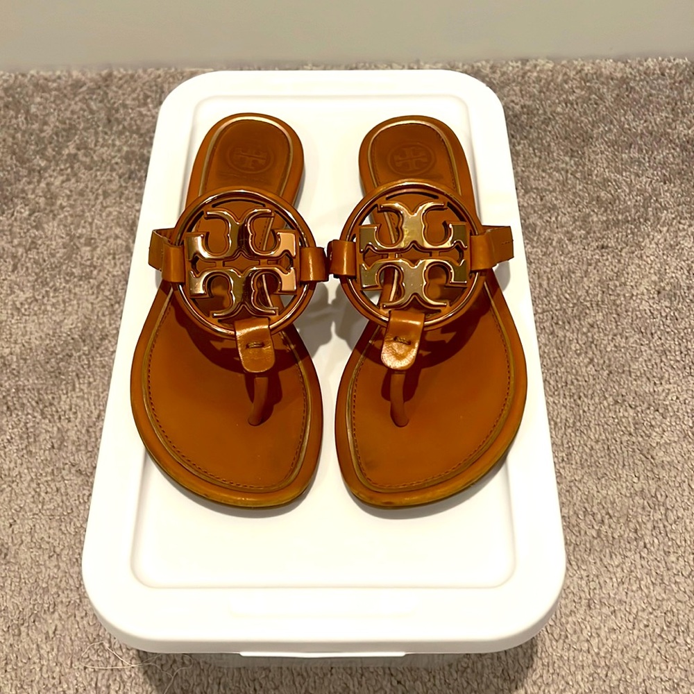Tory Burch Miller sandals.